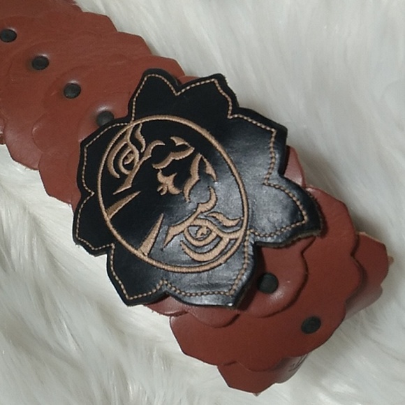 SALE! RARE! Vintage Diesel Genuine Leather Belt Made In Italy